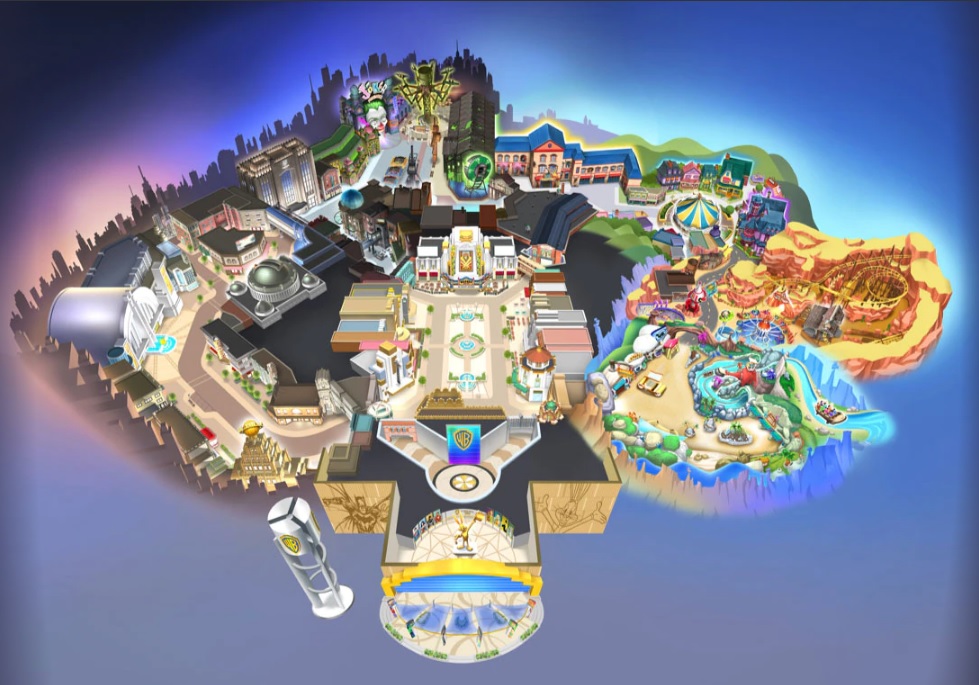 مپ پارک برادران وارنر