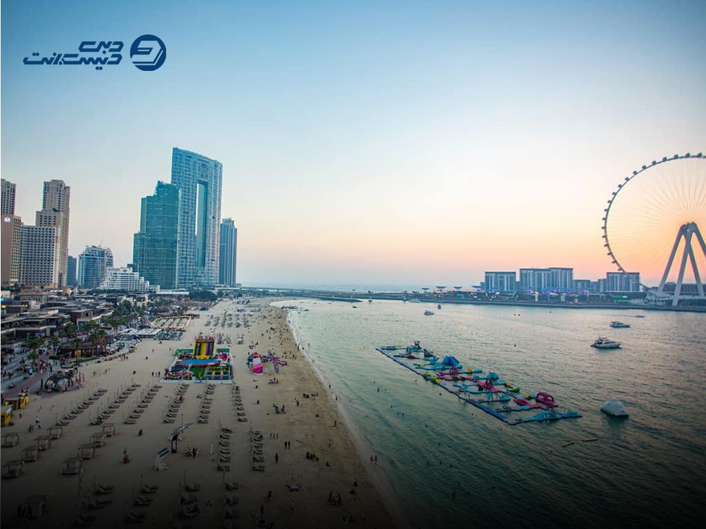 لوکیشن ساحل جی بی آر دبی