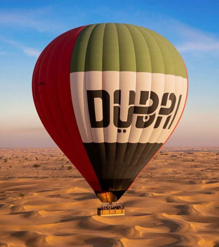 بالن سواری صحرا در دبی