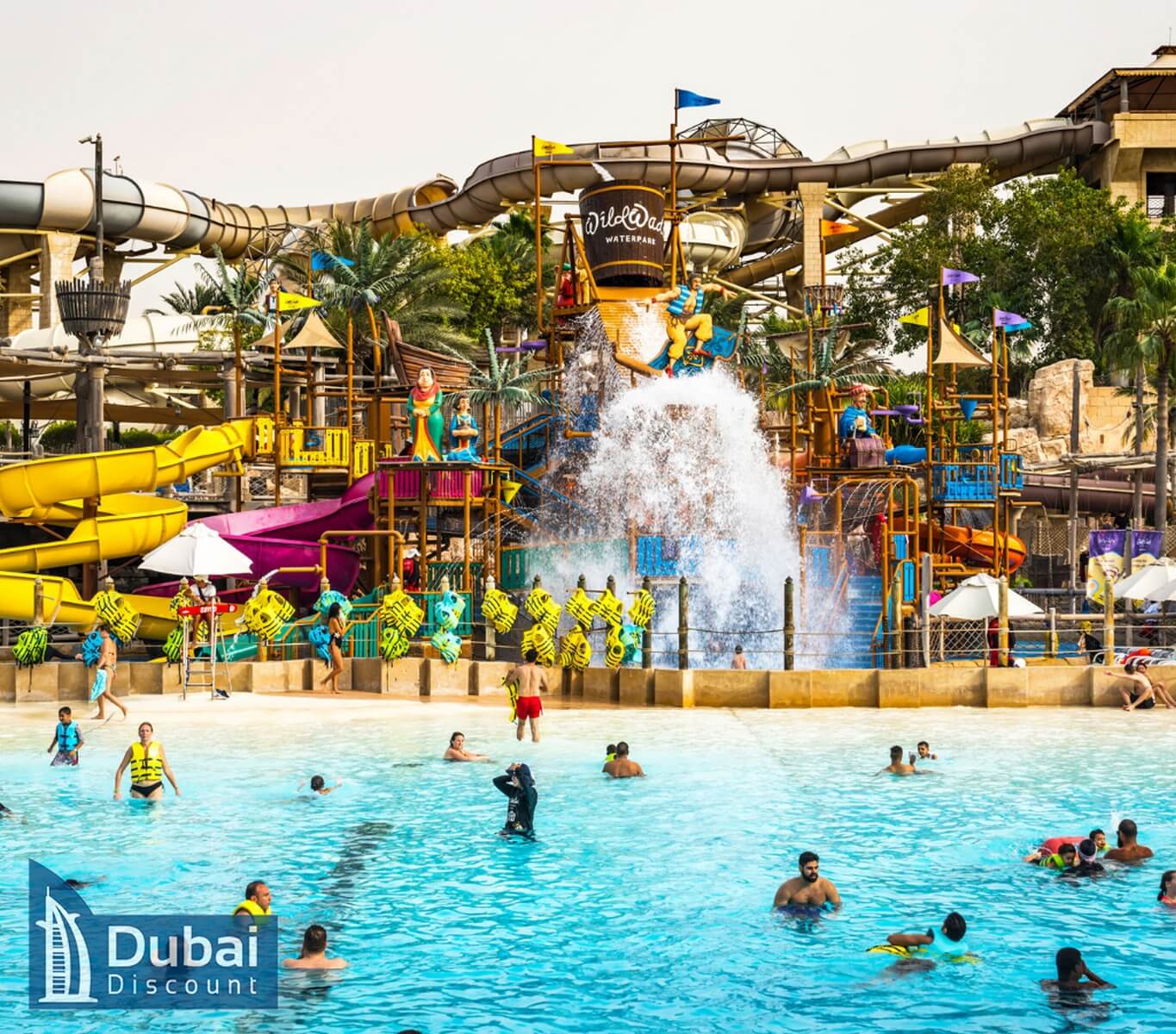 قیمت تفریح در پارک های آبی دبی