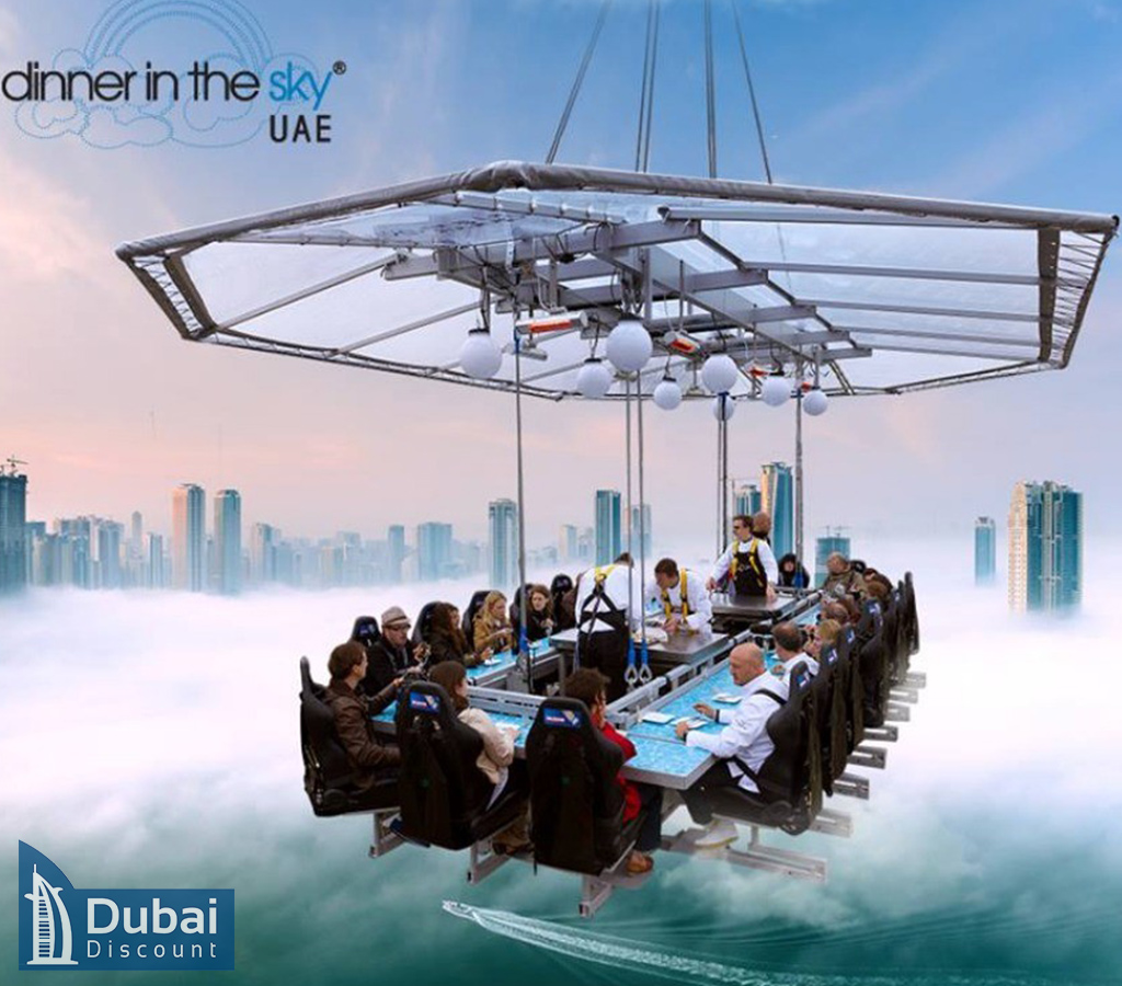 تجربه رستوران دینر این د اسکای دبی