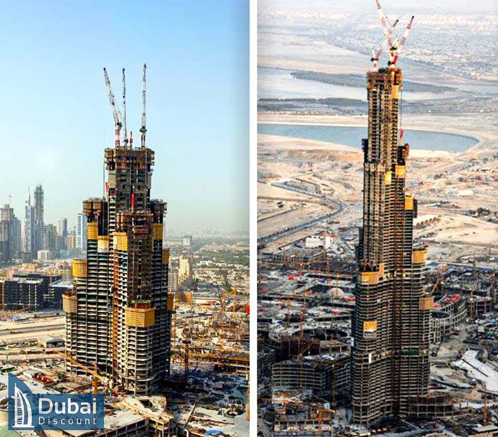 مراحل ساخت برج خلیفه