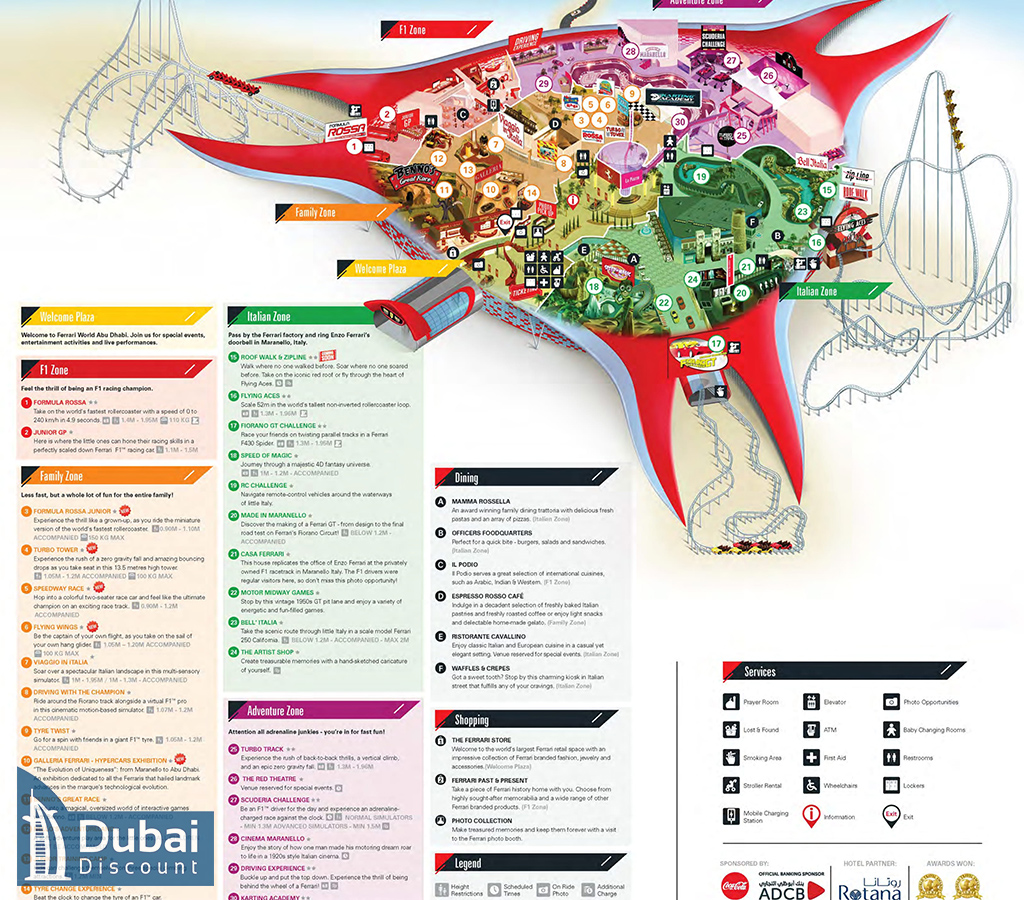 نقشه شهر بازی فراری ابوظبی