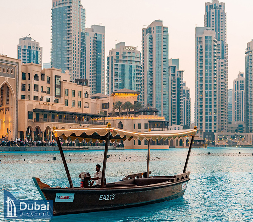 قایق سواری دریاچه و فواره دبی