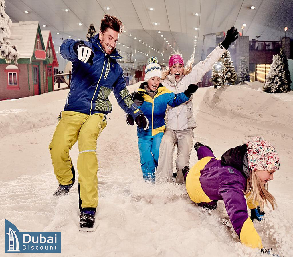 بازی های پارک برفی اسنو ابوظبی