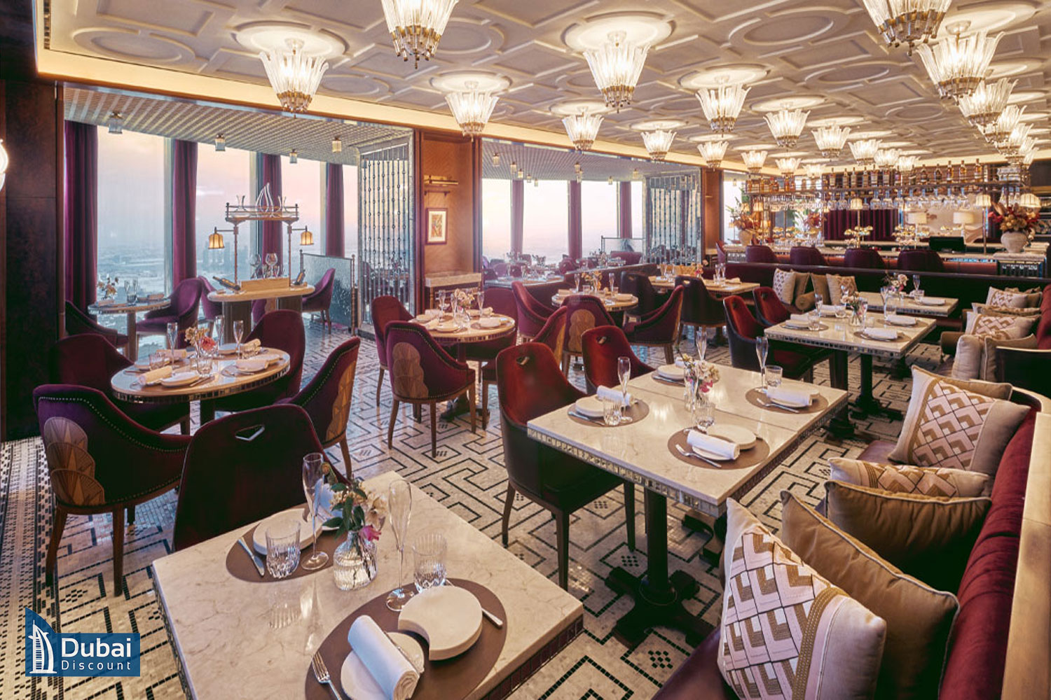 دکور رستوران اتمسفر دبی
