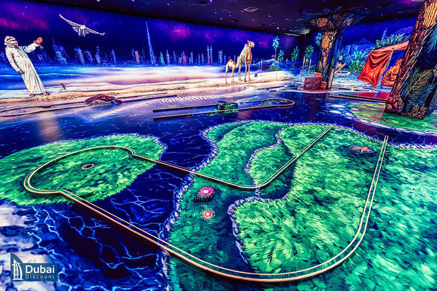 آدرس مینی گلف بلک لایت سه بعدی