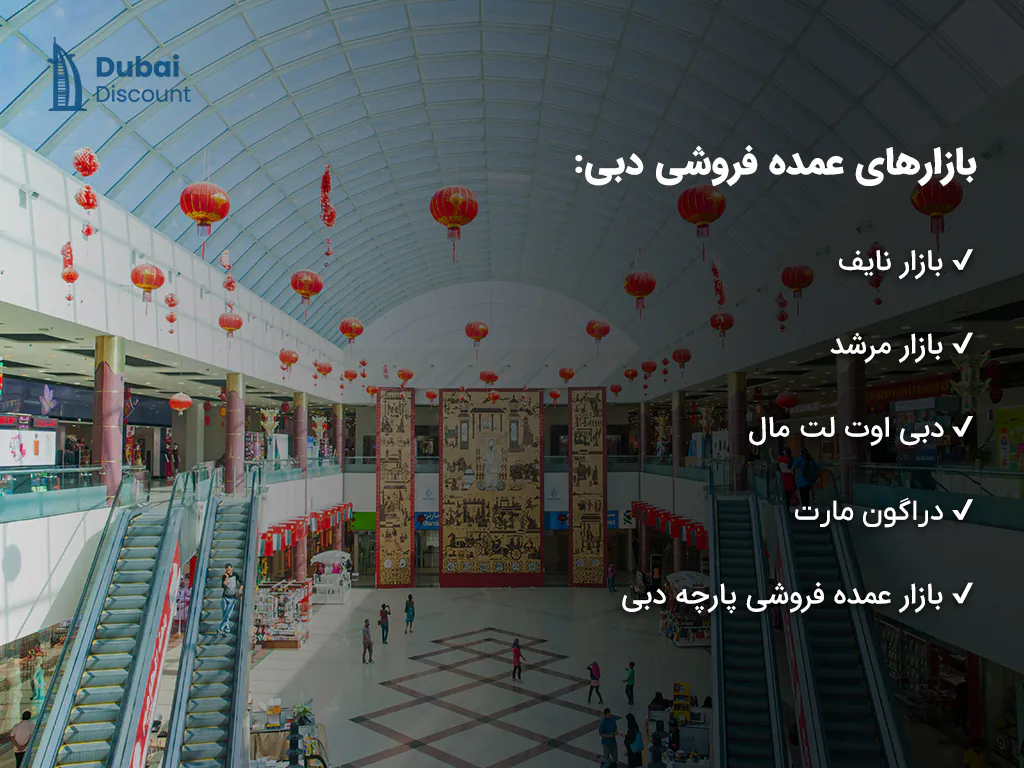 بازارهای عمده فروشی دبی