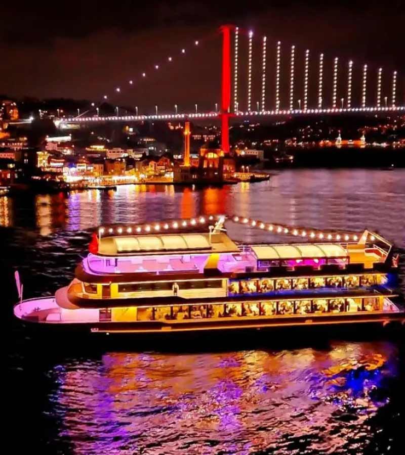 بلیط تور کروز بسفر با شام لوکس در استانبول